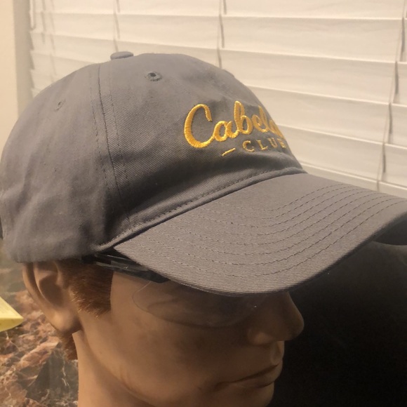 Cabela’s Men’s Gray Gold Baseball Cap Mesh Back OC Sports OSFM Snapback Hat - Picture 2 of 11